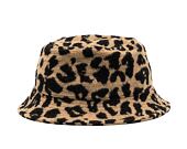 Dámský Klobouk New Era Womens Leopard Bucket Leopard Camo / Black