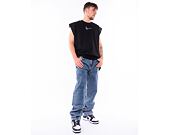 Džíny Karl Kani Small Signature Baggy Five Pocket Denim vintage mid blue