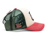 Kšiltovka Capslab - Trucker Tom & Jerry - Tom & Jerry - Sand / Green / Red