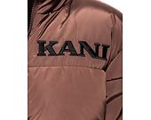 Dámská Bunda Karl Kani Retro Essential Puffer Jacket dark brown