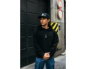 Mikina Adam Wave x Snapbacks Mamba Tribute Acid Washed Oversized Hoody Black