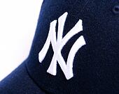 Kšiltovka New Era 9FORTY MLB Melton Wool Essential New York Yankees Navy / White
