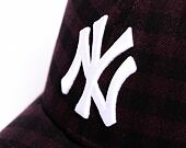 Kšiltovka New Era 9FORTY MLB Flannel New York Yankees Cardinal / White