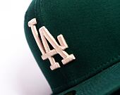 Kšiltovka New Era 59FIFTY MLB League Essential Los Angeles Dodgers Dark Green / Stone