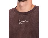 Triko Karl Kani Small Signature Washed Heavy Jersey Landscape Tee brown