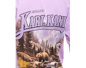 Triko Karl Kani Small Signature Washed Heavy Jersey Landscape Tee lt purple