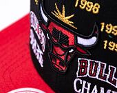 Kšiltovka Mitchell & Ness Nba Champ Is Here Snapback Chicago Bulls Black