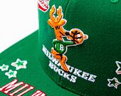 Kšiltovka Mitchell & Ness All Out Snapback Hwc NBA MILWAUKEE BUCKS Green