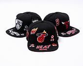 Kšiltovka Mitchell & Ness All Out Snapback Hwc NBA MIAMI HEAT Black