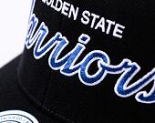 Kšiltovka Mitchell & Ness Golden State Warriors Team Script 2.0 Black/Royal