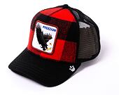 Kšiltovka Goorin - Ski Free - Freedom Eagle - Black / Red