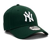 Kšiltovka New Era 9FORTY MLB Nos League Essential New York Yankees - Dark Green / White