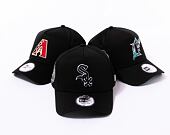 Kšiltovka New Era 9FORTY A-Frame MLB Patch Chicago White Sox Cooperstown Black / Kelly Green