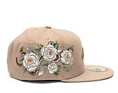Kšiltovka New Era 59FIFTY Flower Icon Ash Brown