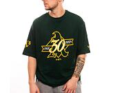 Triko New Era MLB Anniversary Oversized Tee Oakland Athletics Dark Green / White