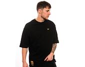 Triko New Era - Sticker Oversized Tee - Black / Gold