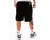 Kraťasy New Era Oversized Mesh Shorts - Black / Metallic Gold