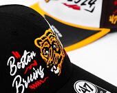 Kšiltovka Adam Wave NHL Boston Bruins Angry Bear MVP  Black - "Art Pieces"