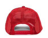 Dětská kšiltovka New Era 9FORTY Kids A-Frame Trucker Oval Red / White