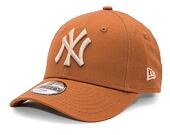 Dětská kšiltovka New Era 9FORTY Kids MLB League Essential New York Yankees Caramel Brown / Stone