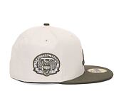 Kšiltovka New Era 59FIFTY MLB White Crown Atlanta Braves Cooperstown Off White / New Olive