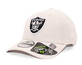 Kšiltovka New Era 9FORTY NFL Repreve Las Vegas Raiders Stone / Black