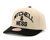 Kšiltovka Mitchell & Ness Branded Athletic Arch Pro Off white/Black
