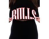 Dámské Triko New Era NBA Team Wordmark Crop Tee Chicago Bulls - Black / White