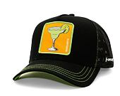 Kšiltovka Capslab - Trucker Margarita - Black / Orange