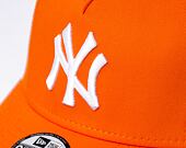 Dětská kšiltovka New Era 9FORTY Kids A-Frame Trucker MLB New York Yankees - Orange / White