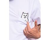 Triko RIP N DIP Lord Nermal Pocket Tee White RND0205