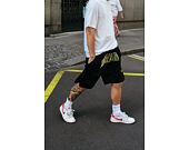 Kraťasy New Era Oversized Mesh Shorts - Black / Metallic Gold