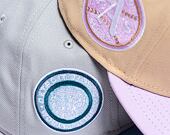 Kšiltovka New Era 9FIFTY MLB Floral Oakland Athletics Retro - Stone / Pastel Lila