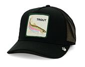 Kšiltovka Goorin - Trucker - The Trout Fish - Black