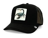 Kšiltovka Goorin - Trucker - The Deadliest Scorpion - Black