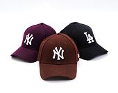 Kšiltovka New Era - 9FORTY MLB Melton Medium - NY Yankees - Purple / White