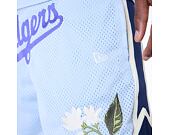 Kraťasy New Era - MLB Floral Mesh - LA Dodgers - Pastel Blue