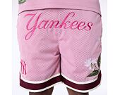 Kraťasy New Era - MLB Floral Mesh - NY Yankees - Pink