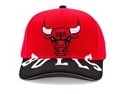 Kšiltovka Mitchell & Ness - Chicago Bulls - Underarch Pro Snapback - Red