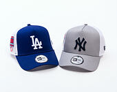 Kšiltovka New Era - MLB Side Patch 9FORTY Trucker - NY Yankees - Grey