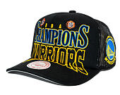 Kšiltovka Mitchell & Ness - NBA Big Champ Trucker - Golden State Warriors - Black