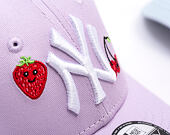 Dětská Kšiltovka New Era - MLB Fruit Icon 9FORTY - NY Yankees - Lila / White