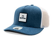 Kšiltovka Brixton - Alpha Block X C Mp Mesh Cap - Denim/White