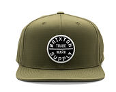 Kšiltovka Brixton - Oath Iii Snapback - Ivy Green Ripstop
