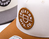 Kšiltovka Brixton - Crest C Mp Snapback - Washed Copper/Off White