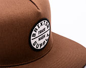 Kšiltovka Brixton - Oath Mp Trucker Hat - Pinecone Brown/Pinecone Brown