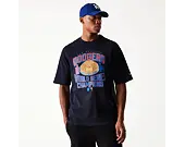 Triko New Era - MLB World Series Oversized Tee - LA Dodgers - Navy