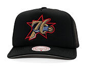 Kšiltovka Mitchell & Ness - Hidden Trucker Hwc - Philadelphia 76Ers - Black