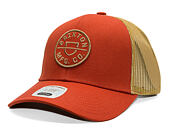 Kšiltovka Brixton - Crest X Mp Mesh Cap - Phoenix Orange/Mojave