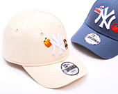 Dětská Kšiltovka New Era - MLB Fall Icons 9FORTY - NY Yankees - Cream / White